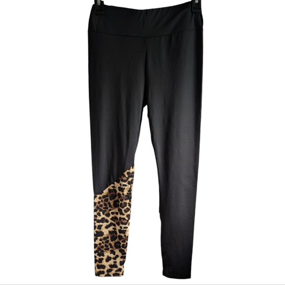 Flower Print Top & Leopard Print Leggings For Girls 11-12y - Picture 3 of 4